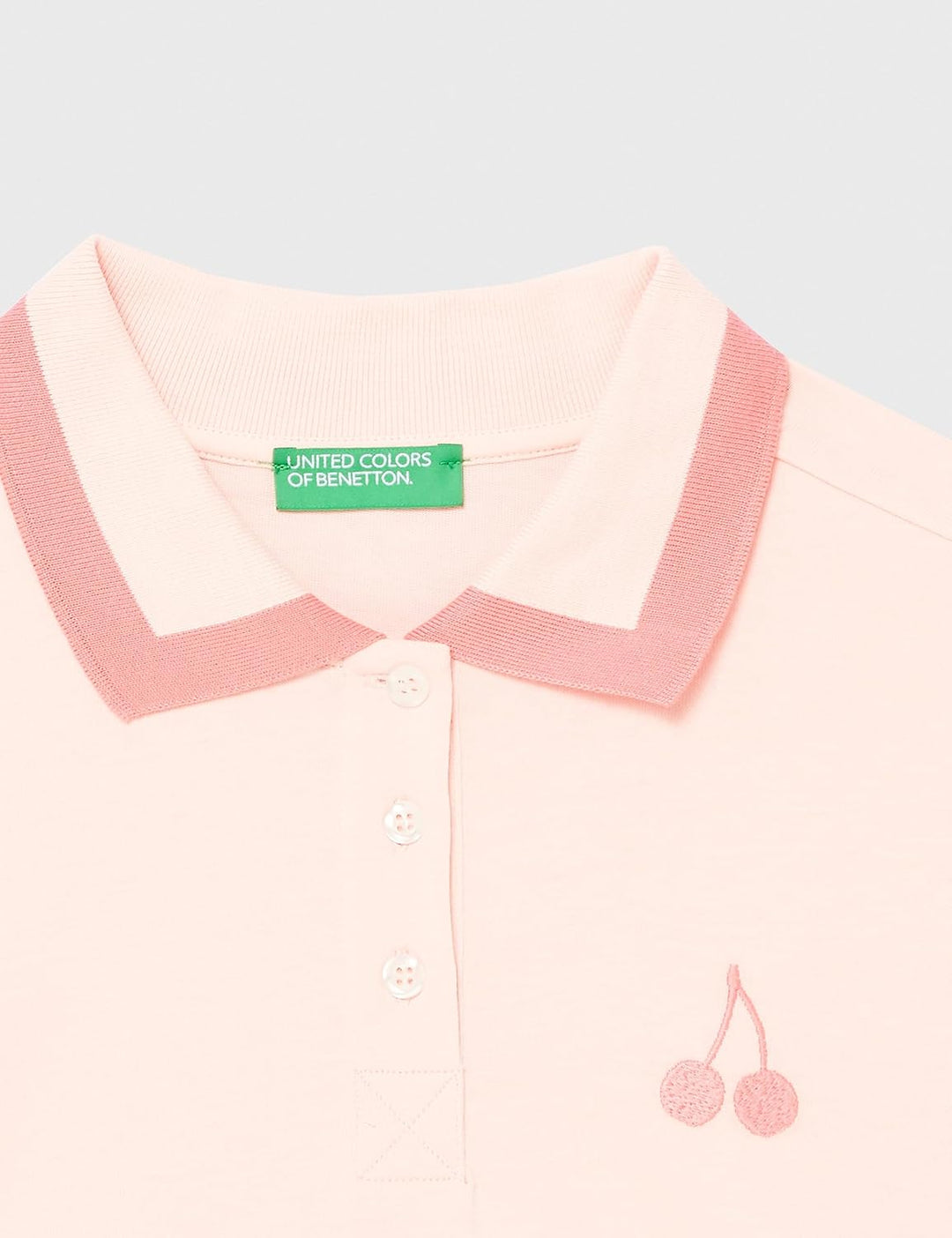 United Colors of Benetton Damen Polohemd XL Pastellrosa 26p, XL Pastellrosa 26p