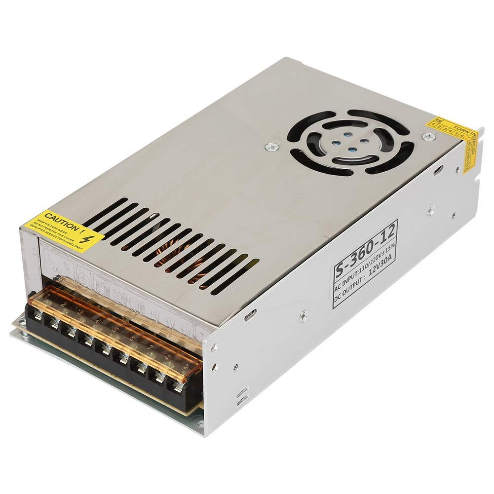 AC 110V-220V 50 / 60Hz Konverter DC 12V 30A Netzteil für LED-Anzeigenleuchten, Haushaltsgeräte, Indu