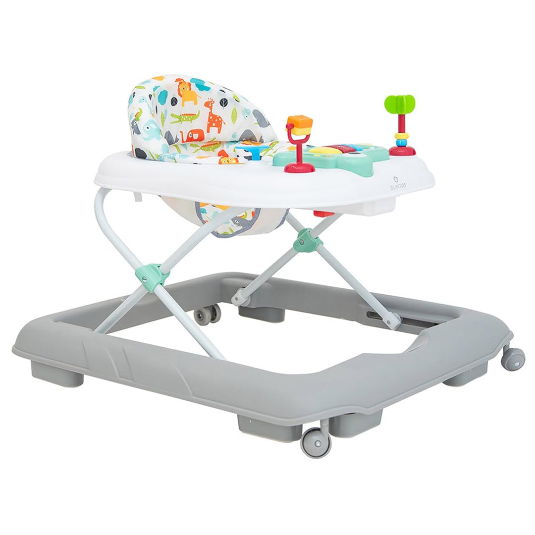 Olmitos Lauflernhilfe für Babys mit Aktivitäten-Tablett, erste Schritte, sensorische Stimulation und