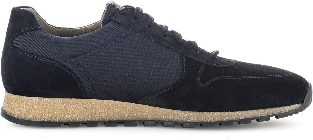 Pius Gabor Herren Sneaker Low,Halbschuhe,zertifiziertes Leder,Wechselfussbett 40.5 EU Blau Midnight,