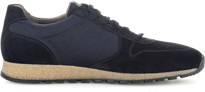 Pius Gabor Herren Sneaker Low,Halbschuhe,zertifiziertes Leder,Wechselfussbett 40.5 EU Blau Midnight,
