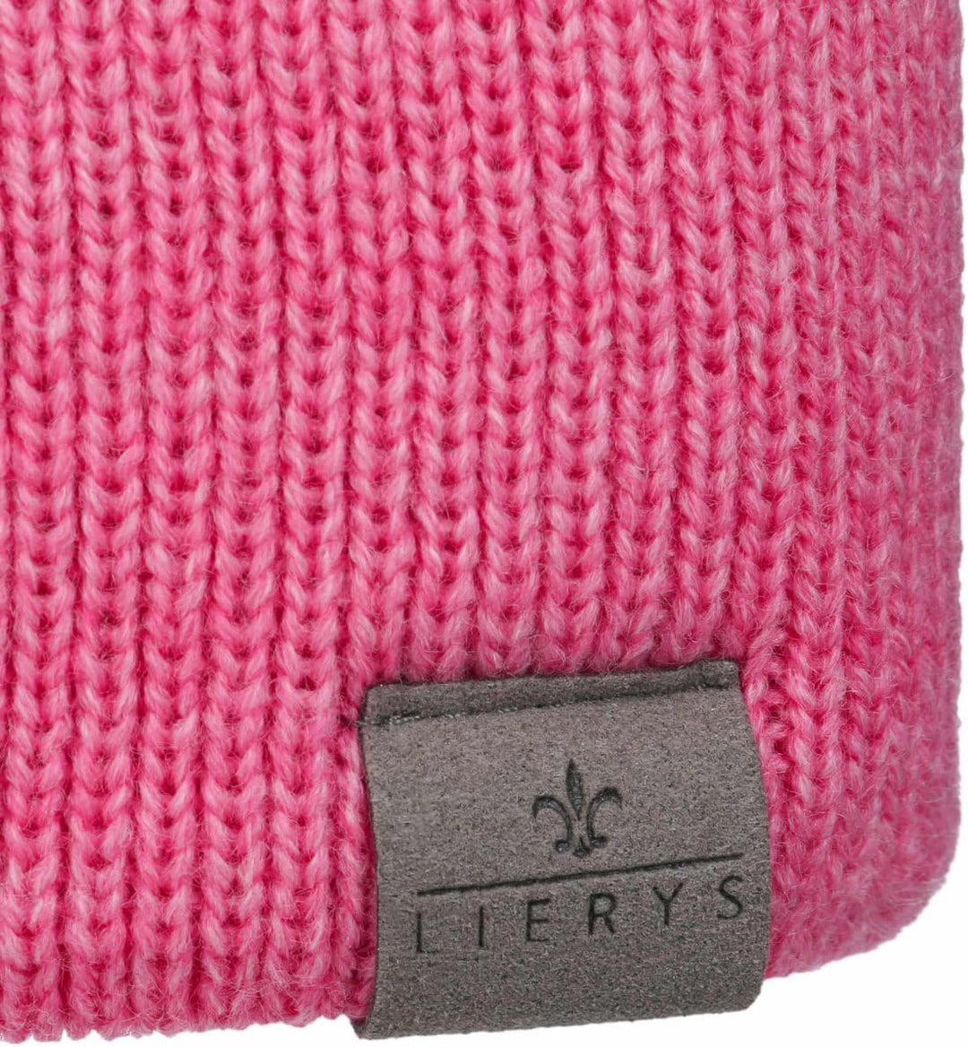 LIERYS Mono Stirnband Damen/Herren 8 cm breit - Made in Germany - dreilagiges Strickband gefüttert m