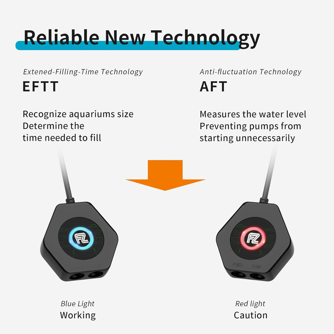 Fzone 0,7 Zoll Mini Nachfüllautomatik Aquarium Nachfüllanlage für Meerwasser- und Süsswasseraquarien