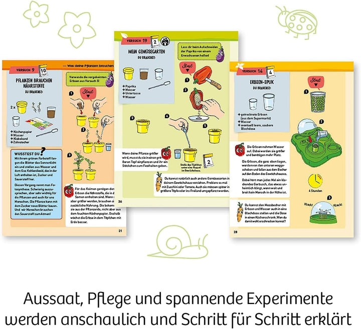 Kosmos 632083 Mein erstes Gewächshaus, Das Original, Erstes Gärtnern für Kinder ab 5 Jahre, Komplett