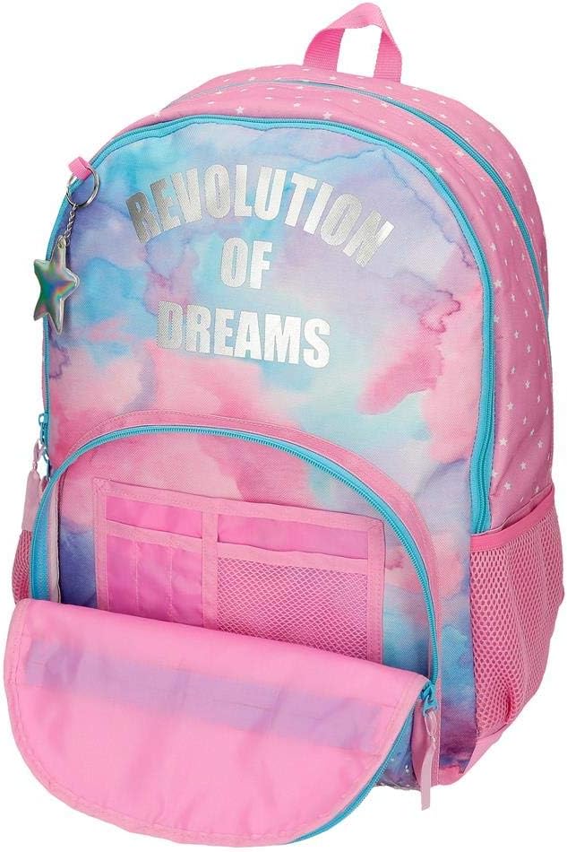 Movom Revolution Dreams Doppelfach-Rucksack An Trolley anpassbar Mehrfarbig 33x45x17 cms Polyester 2
