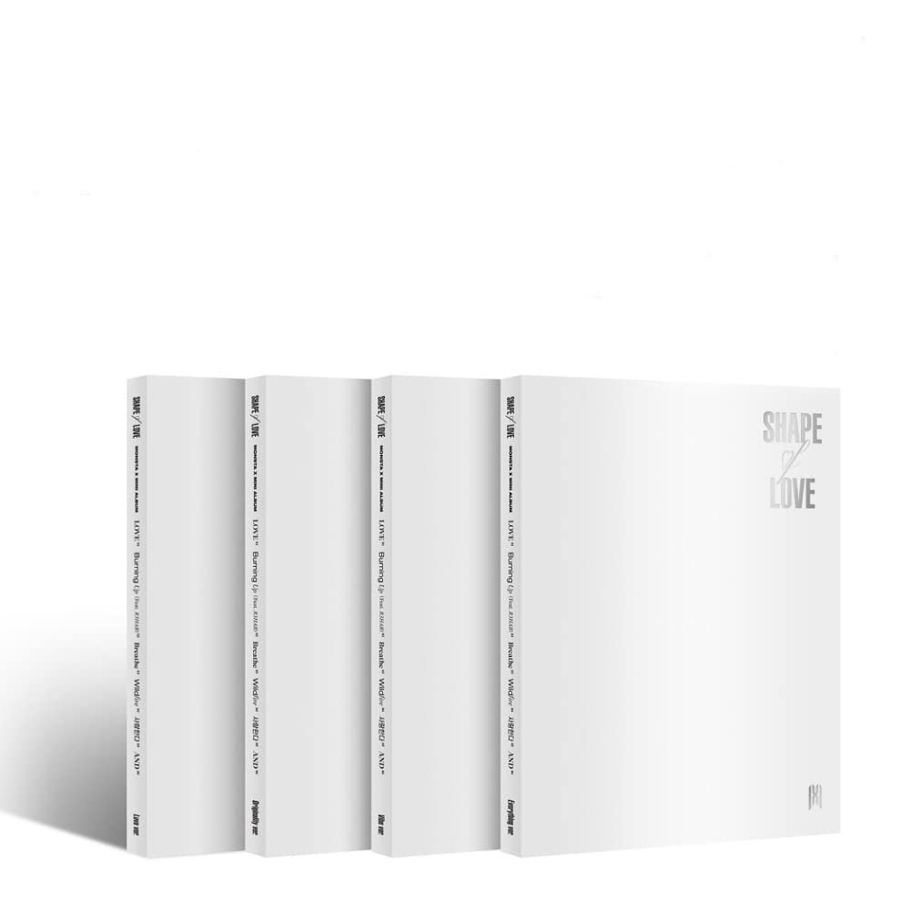 Starship Entertainment MONSTA X - SHAPE of LOVE Album+Extra Photocards Set (4 ver. SET), L100005817,