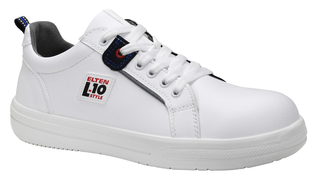 ELTEN Sicherheitsschuhe GHOST Low ESD S3, Herren, Textil, Stahlkappe, leicht, sportlich, Weiss, Grös