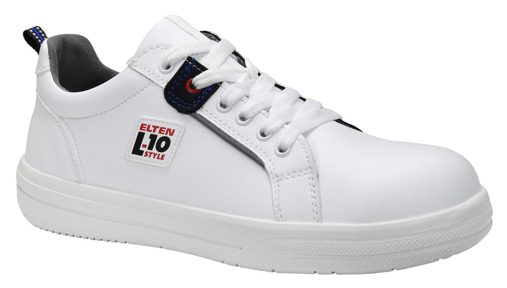 ELTEN Sicherheitsschuhe GHOST Low ESD S3, Herren, Textil, Stahlkappe, leicht, sportlich, Weiss, Grös