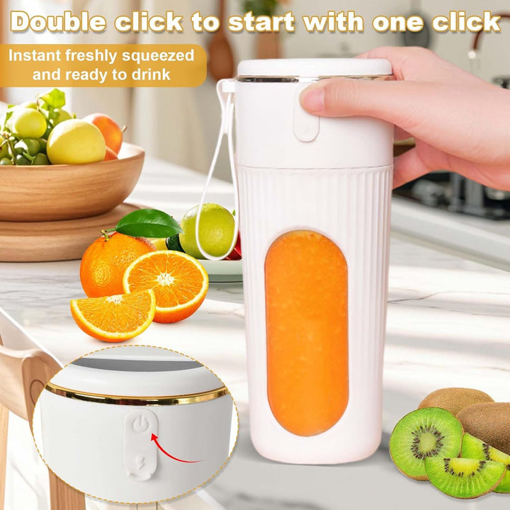 Tragbarer Mixer, Mini-Mixer, USB-C Wiederaufladbarer Persönlicher Mixer für Smoothie und Shakes, 340