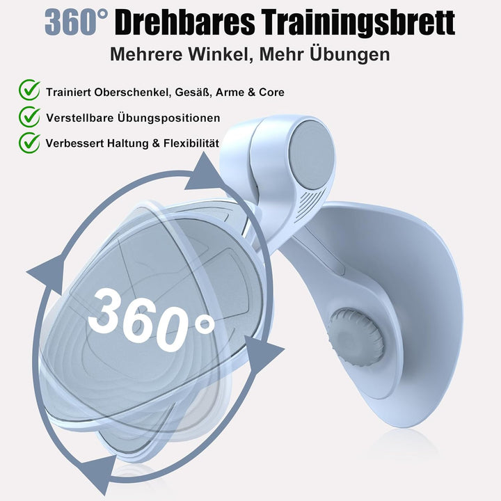 Oberschenkeltrainer 35lb Beckenboden Trainer Damen für Frau Beinpresse Po Trainer für Zuhause MäNner