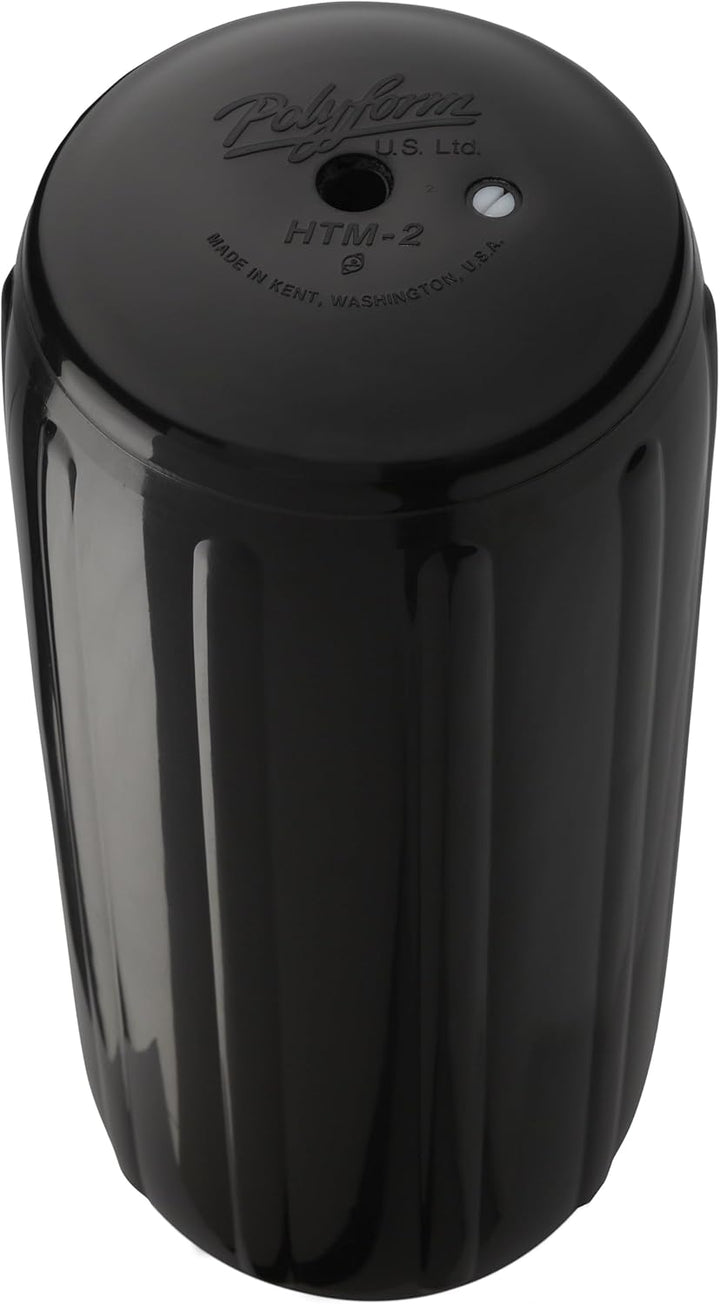 Polyform HTM-Serie (Loch durch Mitte) Bootsfender HTM-2 | 8.5 x 20.5 in. Schwarz, HTM-2 | 8.5 x 20.5