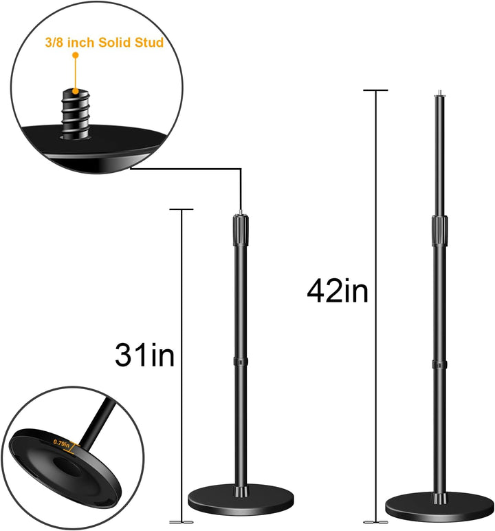 Beamer Ständer, Multifunktionaler Bodenständer verstellbar Höhe von 78.79cm bis 106.68cm,Schmieden a