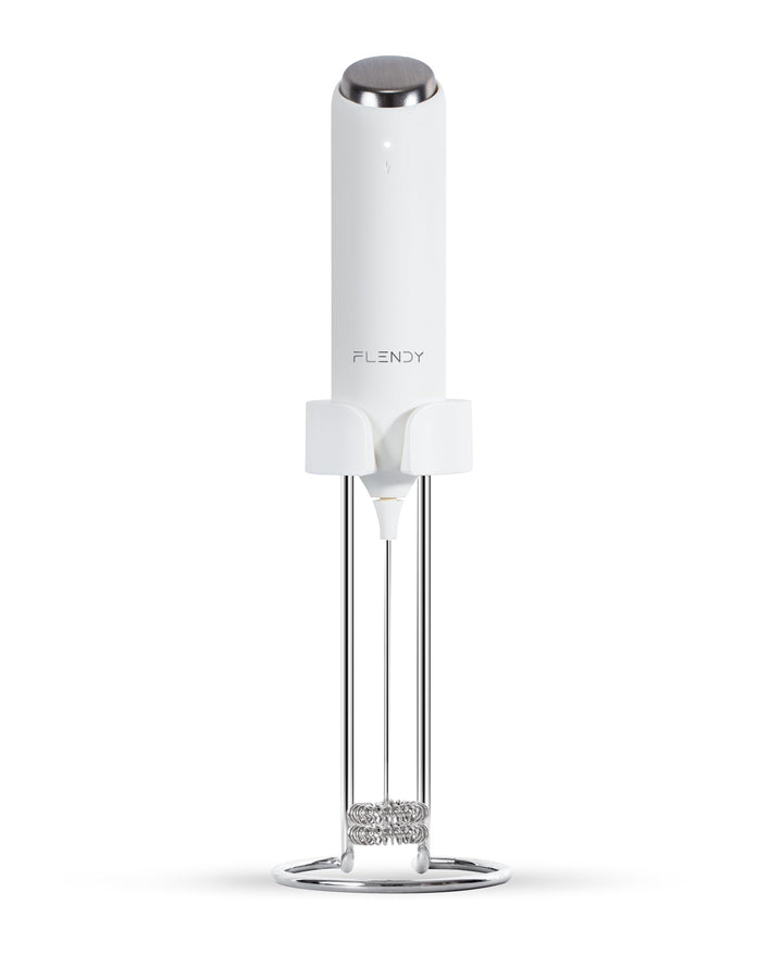 Wiederaufladbarer Hand Milchaufschäumer Stab, Aufschäumer Stab mit USB-C Ladehalterung, Mini Milchau