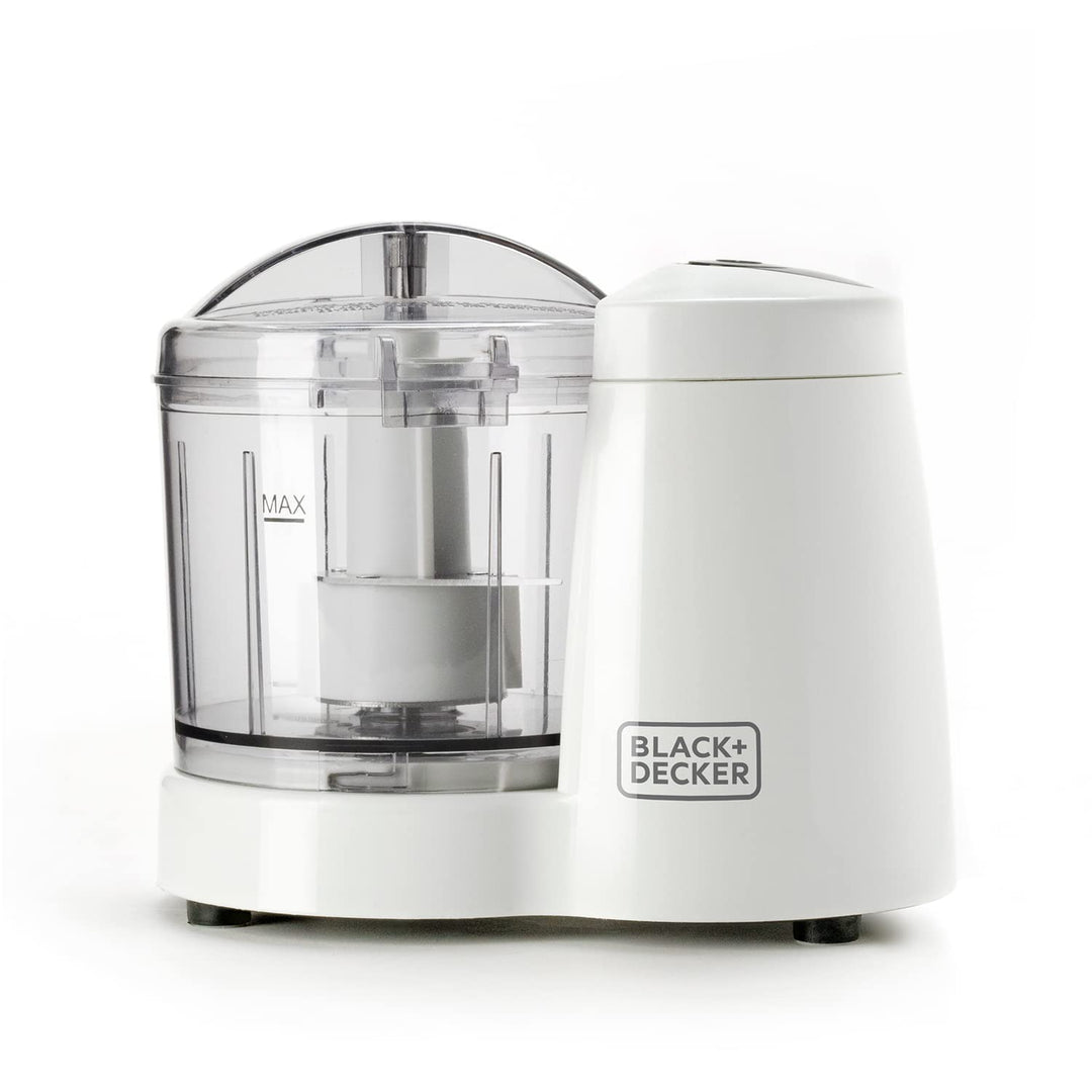 Black+Decker BXCH120E Zerkleinerer, 120, weiss/grau 350ml 120W, 350ml 120W