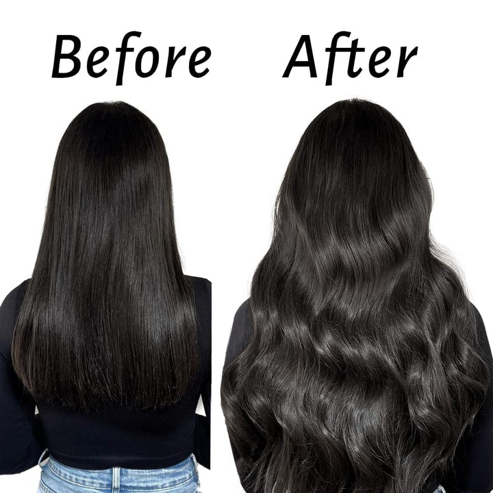 HotLulana Tape Extensions Echthaar 40stück 100g Jet Schwarz Skin Weft Extensions echthaar 100% Natür