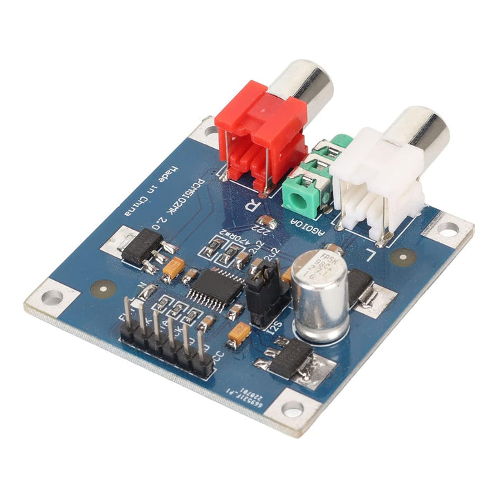 DAC Decoder Board I2S, 32bit 384K Digital-Audio-Modul mit 3,5mm Kopfhörerausgang für Stereoverstärke