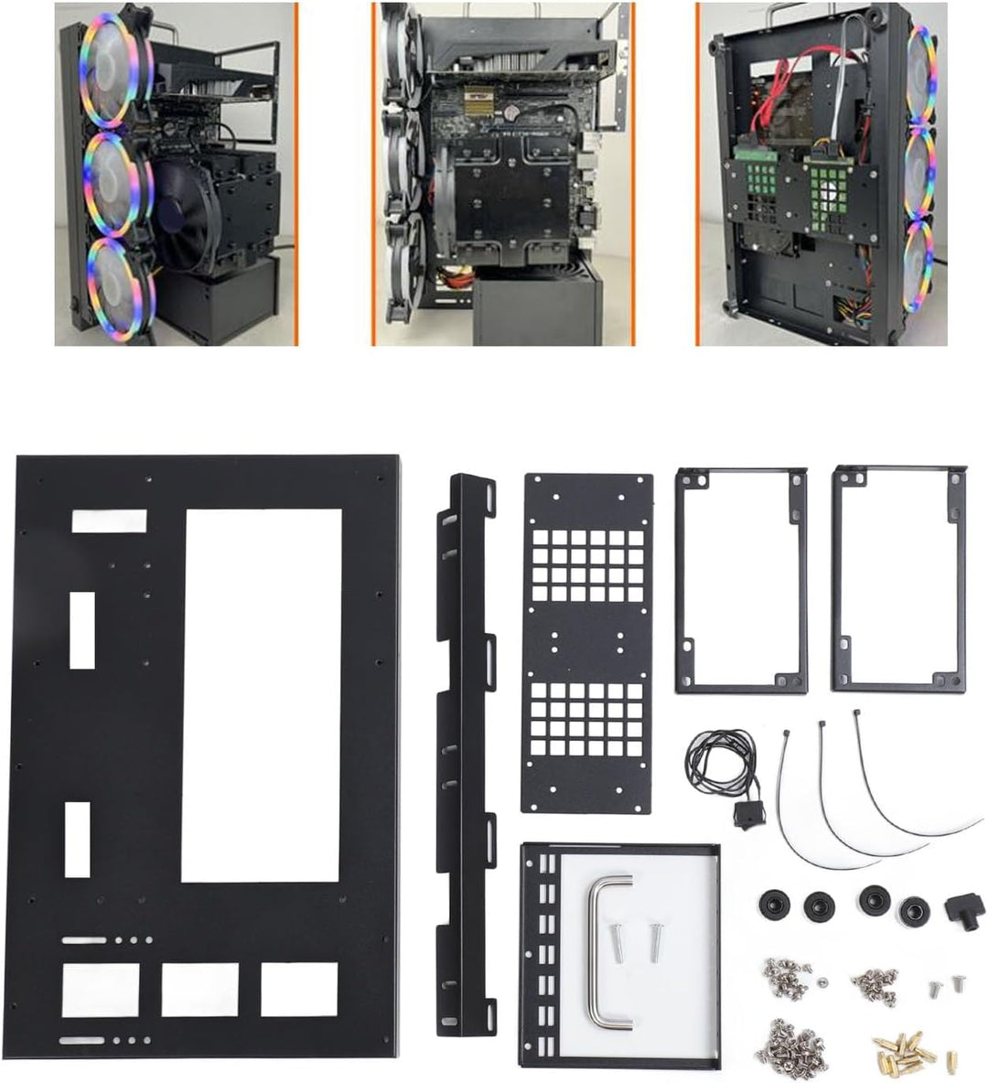 DIY Computer Motherboard Gehäuse Rack, ATX M ATX ITX Motherboards Offenes Gehäuse, ATX Offenes Gehäu