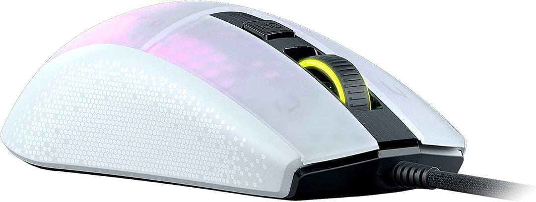 ROCCAT Burst Pro Gaming-Maus, extrem leicht, Weiss, Weiss