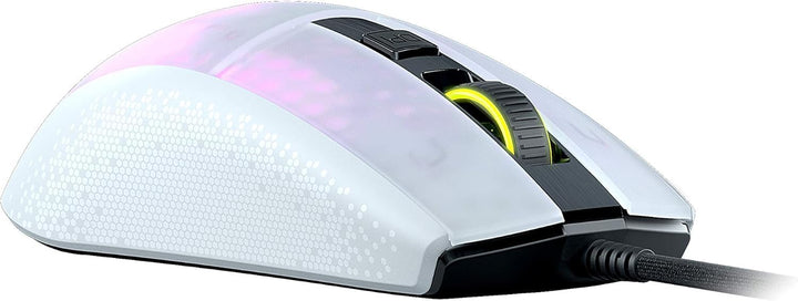 ROCCAT Burst Pro Gaming-Maus, extrem leicht, Weiss, Weiss