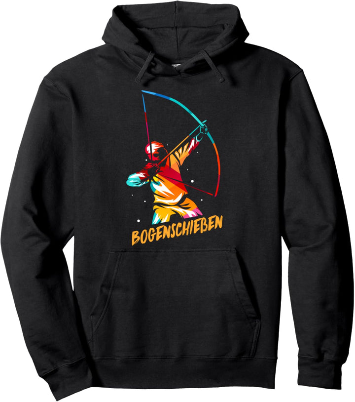 Bogenschiessen Bogensport Langbogen Pullover Hoodie