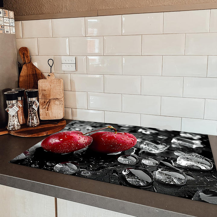 Herdabdeckplatte 80x52 cm Einteilig Herdabdeckung Abdeckplatte für Ceranfeld Abdeckung Induktionskoc