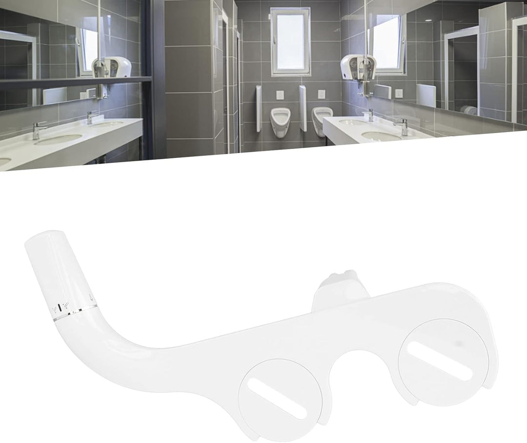 Slim Bidet 3/8 Kupfer T-Stück Nicht Elektrisch Selbst-WC-Aufsatz mit Zwei Düsen Hygienisches Bidet D