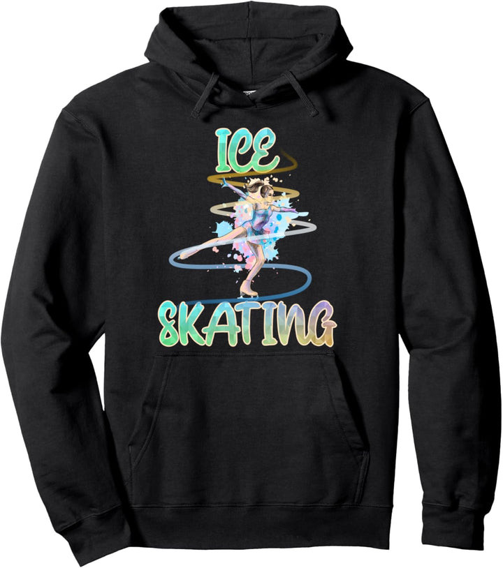 Ice Skating Schlittschulaufen Eislaufen Eiskunstlaufen Pullover Hoodie