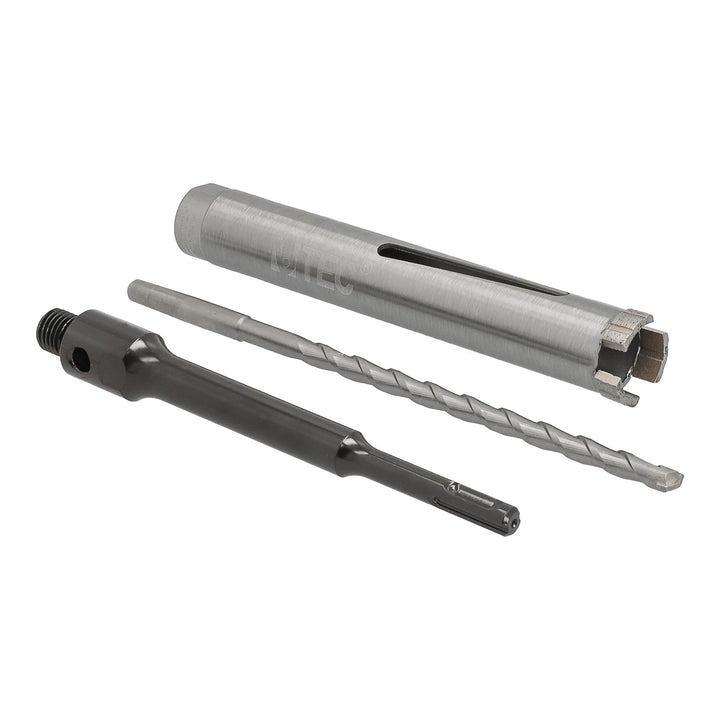 BTEC Diamant Bohrkrone SDS-plus lang (200mm) Aufnahme und Zentrierbohrer Nutzlänge 180 mm Ø 32 mm Be