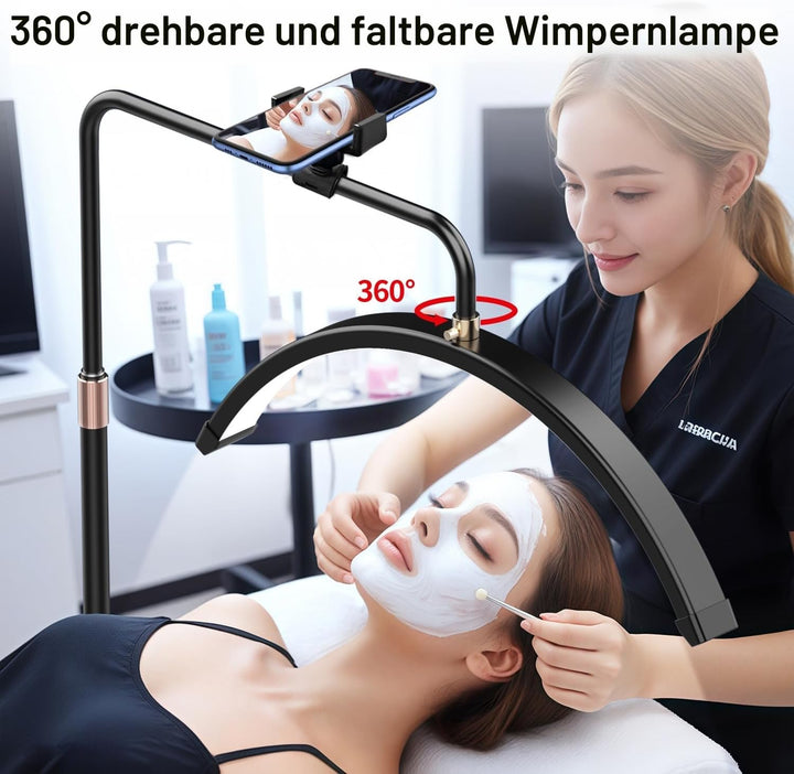 Wimpern Lampe für Wimpernverlängerungen mit Telefonhalter, Tätowierer, Nageltechniker – kühle, LED B