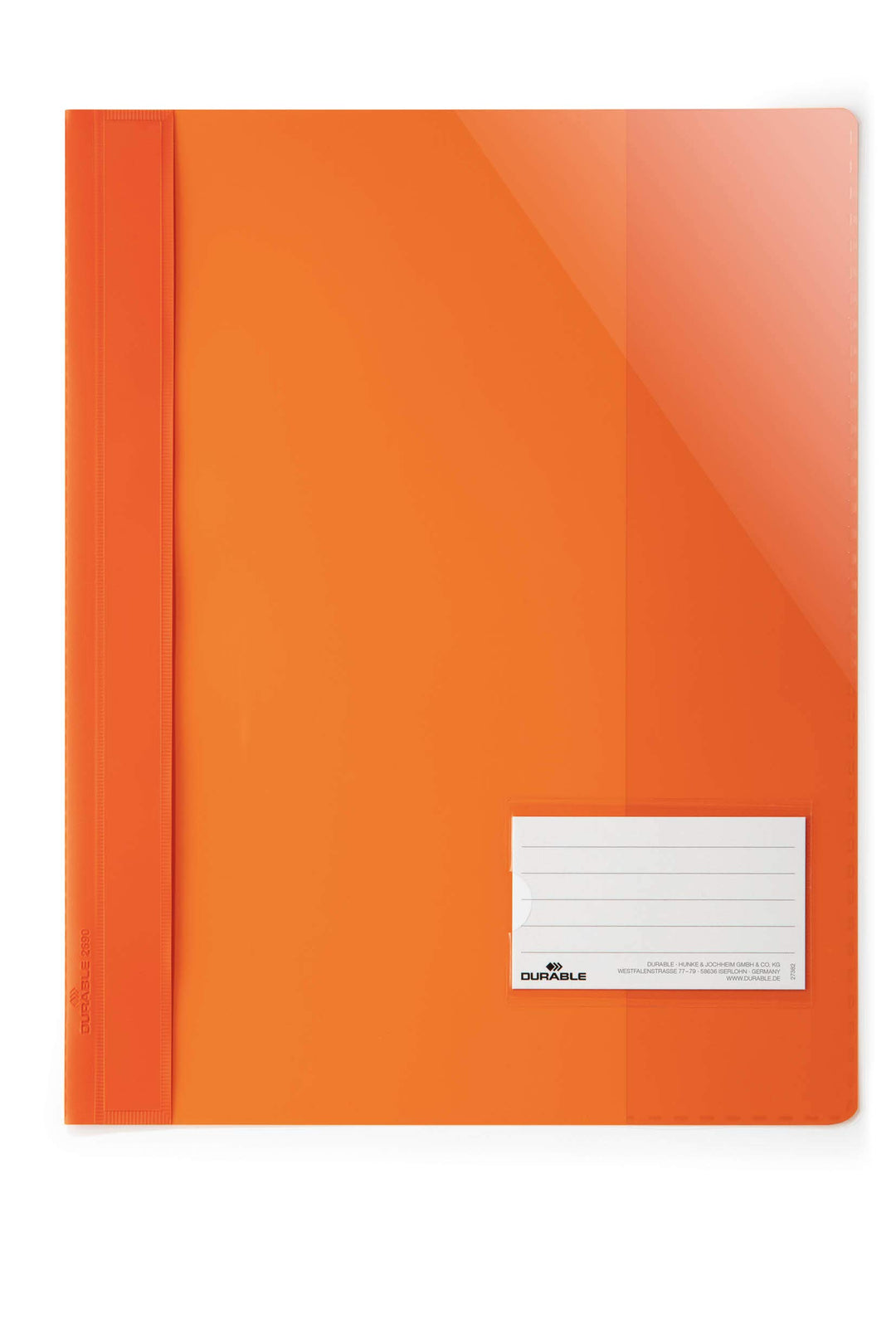 Durable Sichthefter für Din A4, Überbreite, orange, 25er Packung, 269009, orange