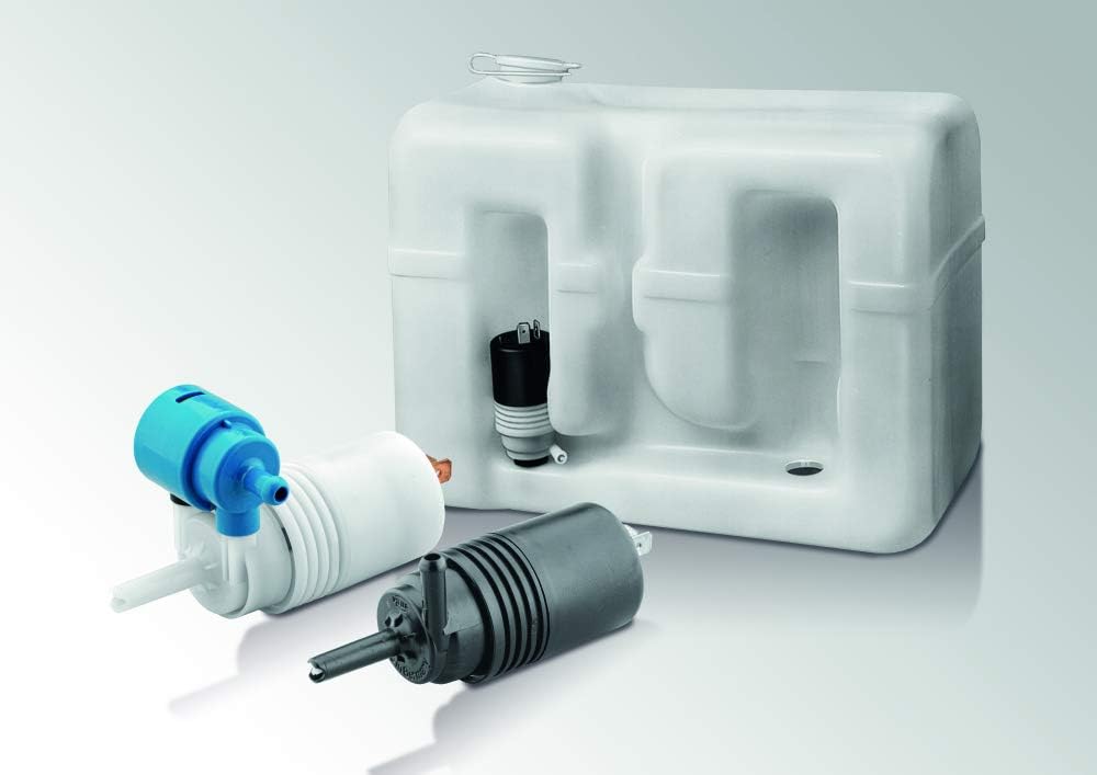 HELLA - Waschwasserpumpe, Scheibenreinigung - 24V - elektrisch - Monopumpe - 1.5bar - Fördermenge: 6