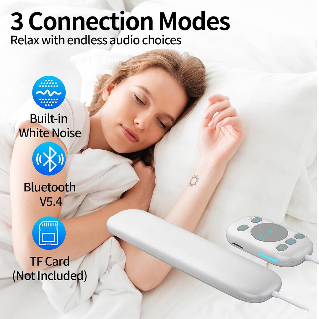 Knochenleitung Bluetooth Kissenlautsprecher, Schlaflautsprecher Eingebautes Weisses Rauschen, Ultrad