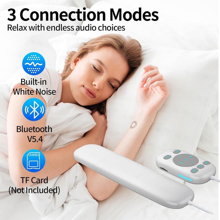 Knochenleitung Bluetooth Kissenlautsprecher, Schlaflautsprecher Eingebautes Weisses Rauschen, Ultrad