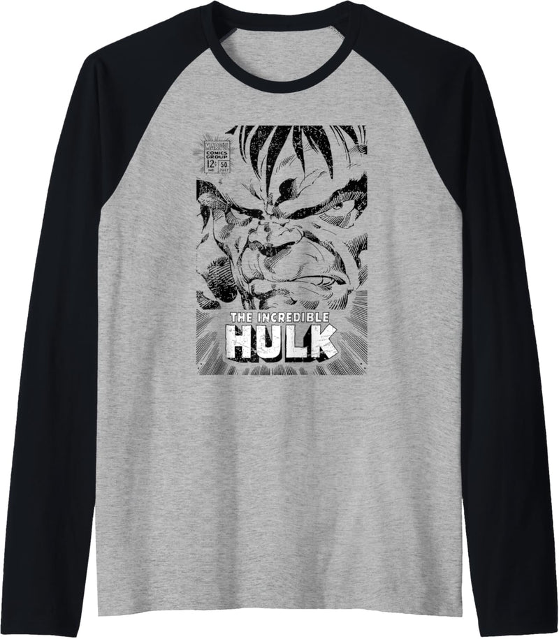 Marvel Hulk Face Raglan