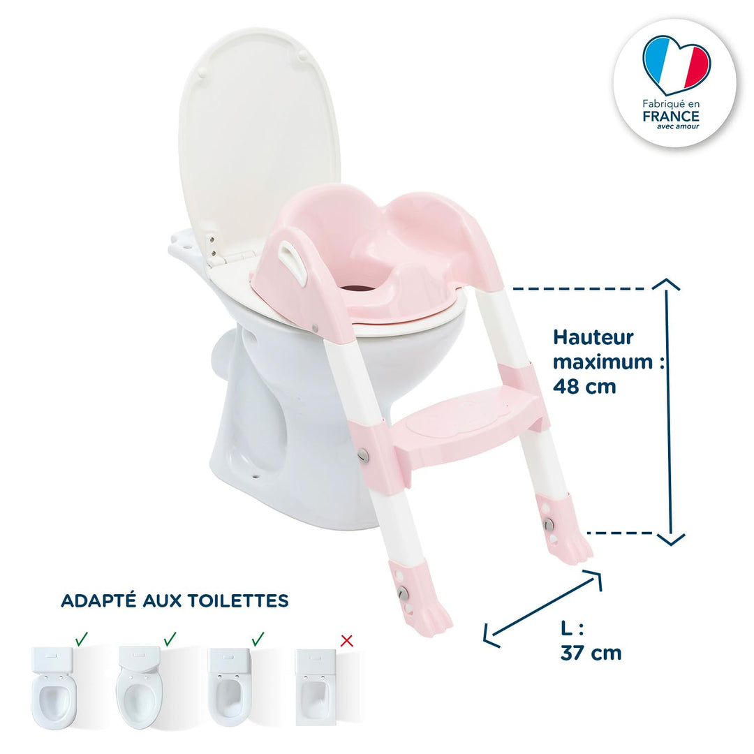 Kiddyloo Toiletten-Trainer Powder pink/White Powder Pink / White, Powder Pink / White
