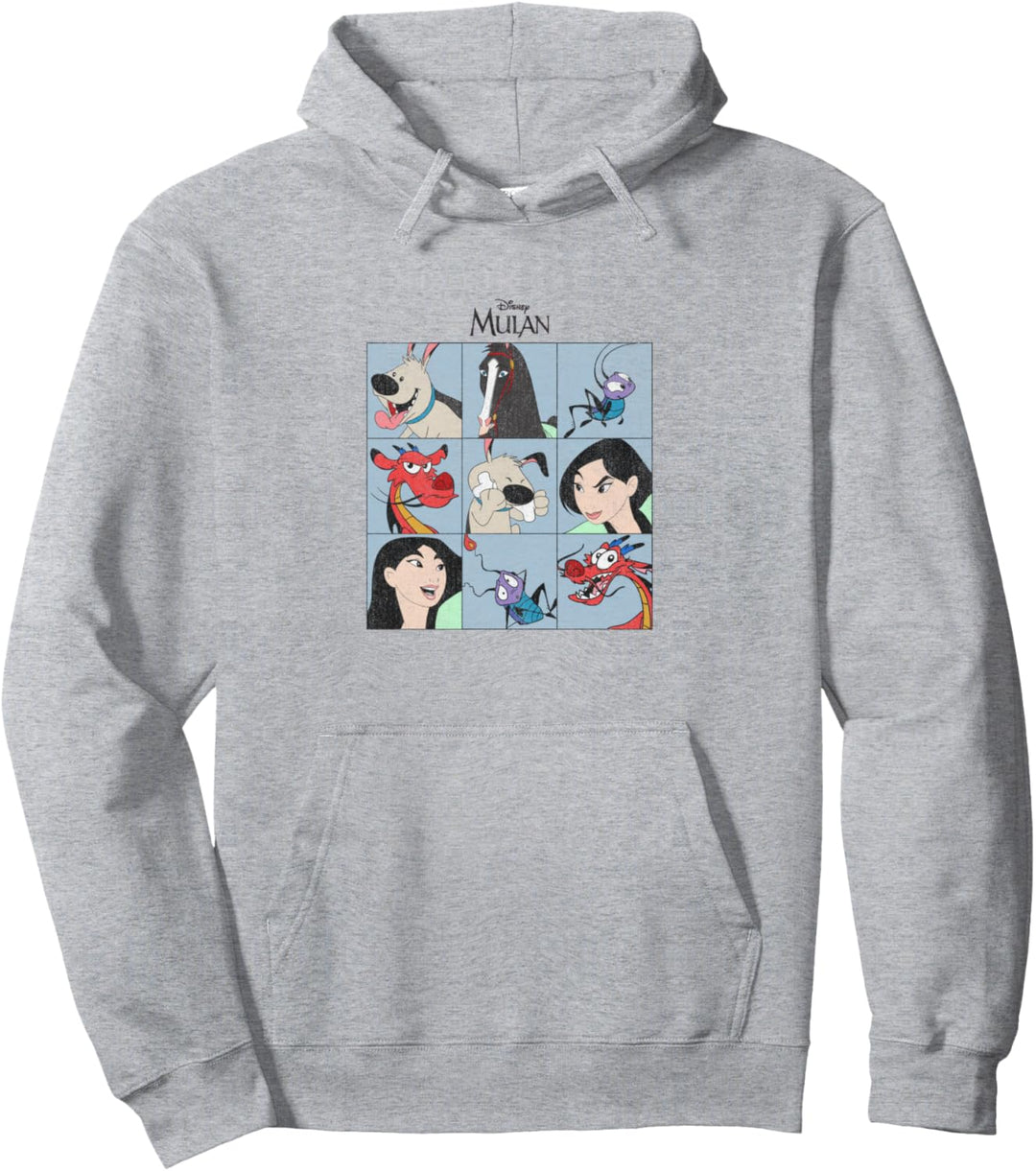 Disney Mulan Group Shot Panels Pullover Hoodie