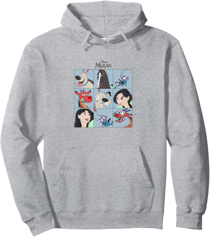 Disney Mulan Group Shot Panels Pullover Hoodie