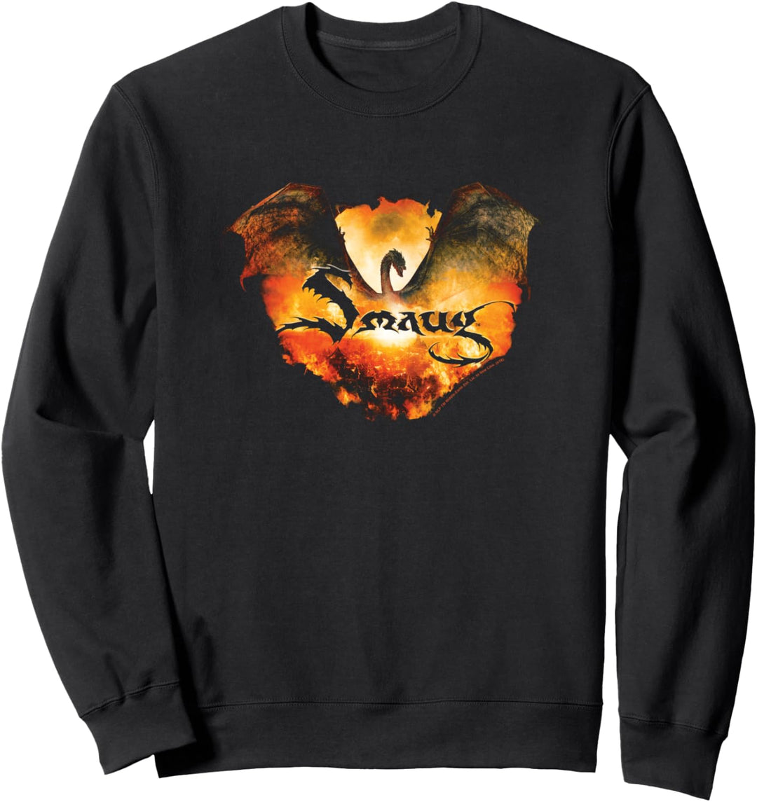 Hobbit Smaug Reign in Flame Sweatshirt