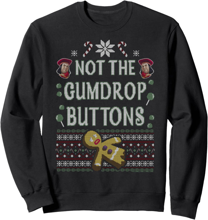 Shrek Not The Gumdrop Buttons Ugly Sweater Style Christmas Sweatshirt