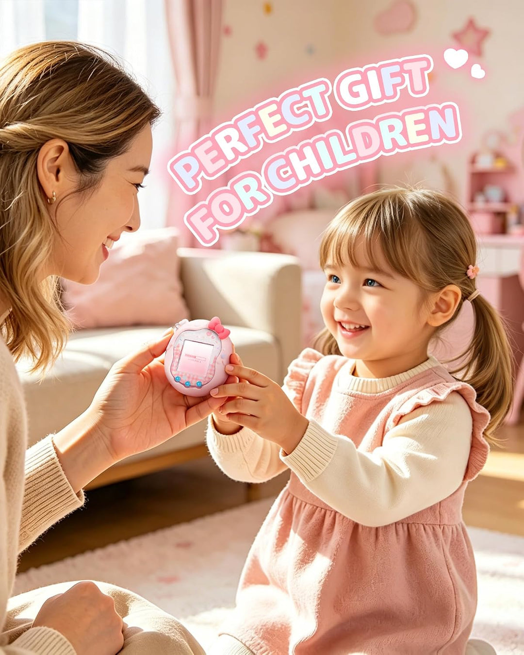 Kuitmor Sweetheart Chocolate Silikonhülle kompatibel mit Tamagotchi Uni, weiche Schutzhülle mit Cand