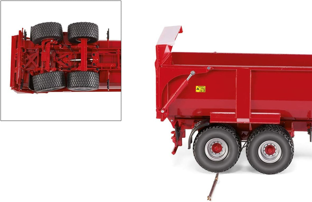 WIKING 077335 Krampe Big Body 650 S Hinter- /Seitenkipper, Modell, 1:32, Metall/Kunststoff, Ab 14 Ja