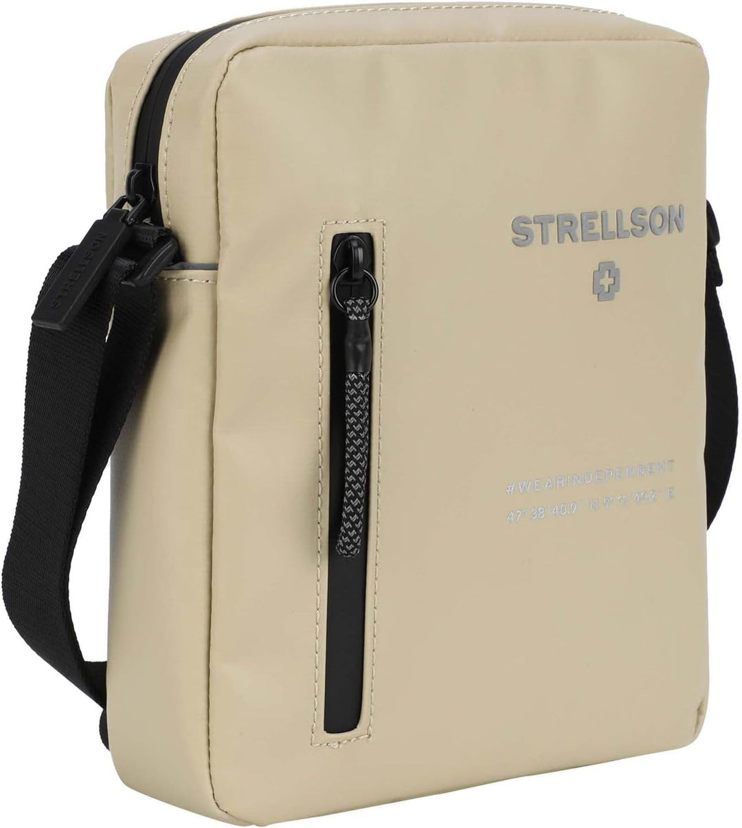 Strellson - marcus stockwell 2.0 Schultertasche für Herren in Beige, Masse 18x21x5 cm, Beige