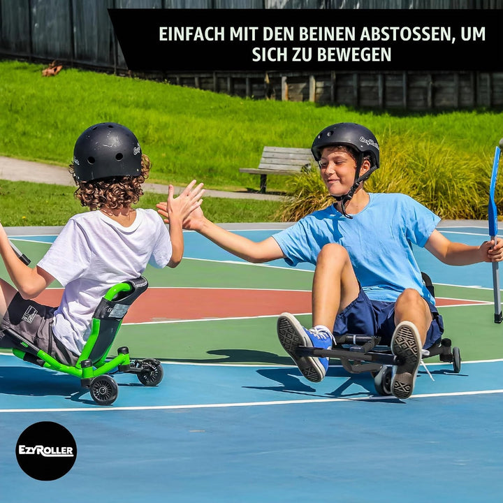Ezyroller Funfahrzeug Drifter Pro X Jugendliche Erwachsene Dreirad ab 10 Trike (schwarz), Schwarz