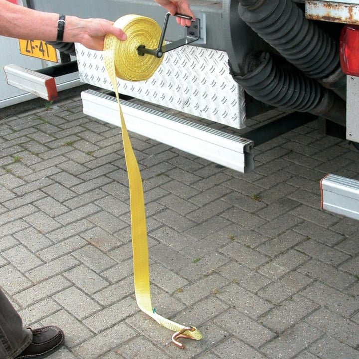 All Ride Spanngurtaufroller - Spanngurt Aufwickler mit Magnet - Gurtaufroller - Bandagen Aufwickler