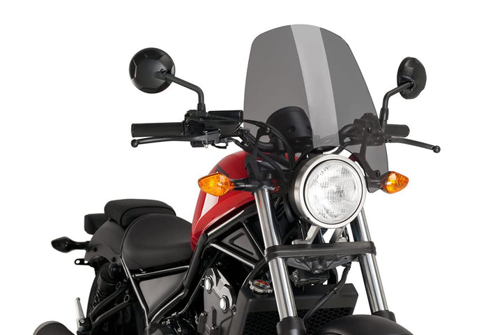 Puig Windschutzscheibe Naked New Generation Touring 9462F für Honda CMX 500 Rebel 17'-19', Honda CMX