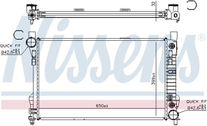 Nissens 62786A Wasserkühler