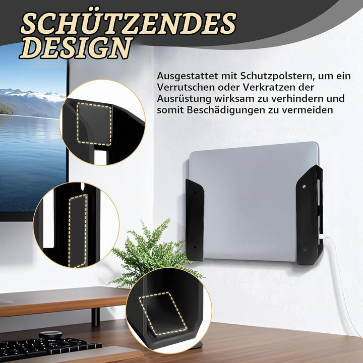 Laptop Halterung Wand, Laptop Ablage Schreibtisch, Untertisch Ablage zur Verwendung Unter Schreibtis