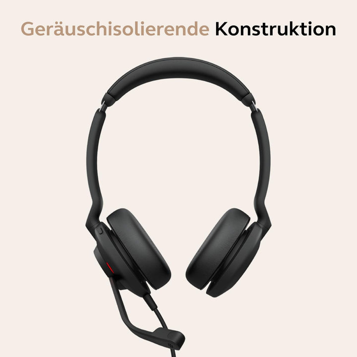 Jabra Evolve2 30 SE Telefon On Ear Headset kabelgebunden Stereo Schwarz Mikrofon-Rauschunterdrückung