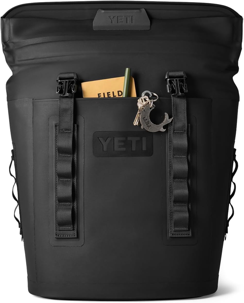 YETI Hopper Kühltaschen Rucksack, M12 Schwarz, Schwarz