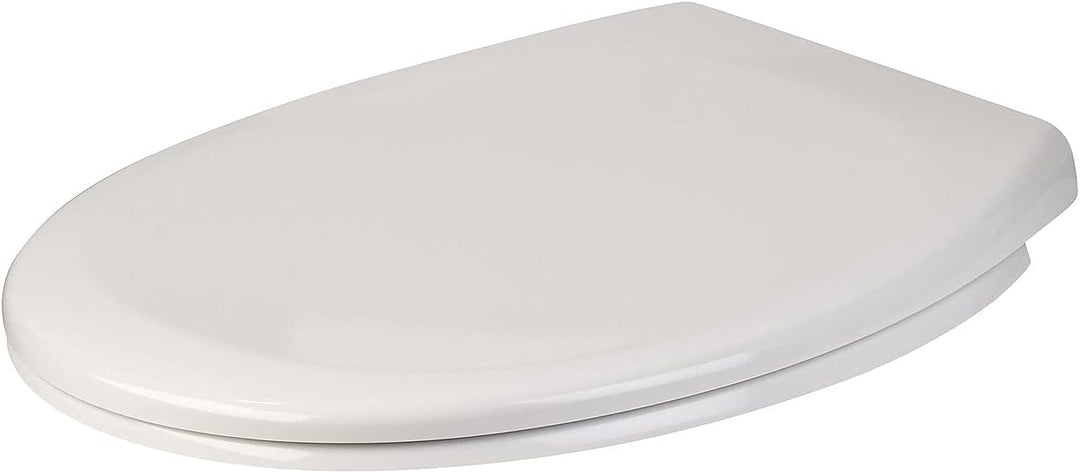 BadeStern Toilettenbrille: Universal-WC-Sitz, O-Form, Absenkautomatik, antibakteriell beschichtet (K